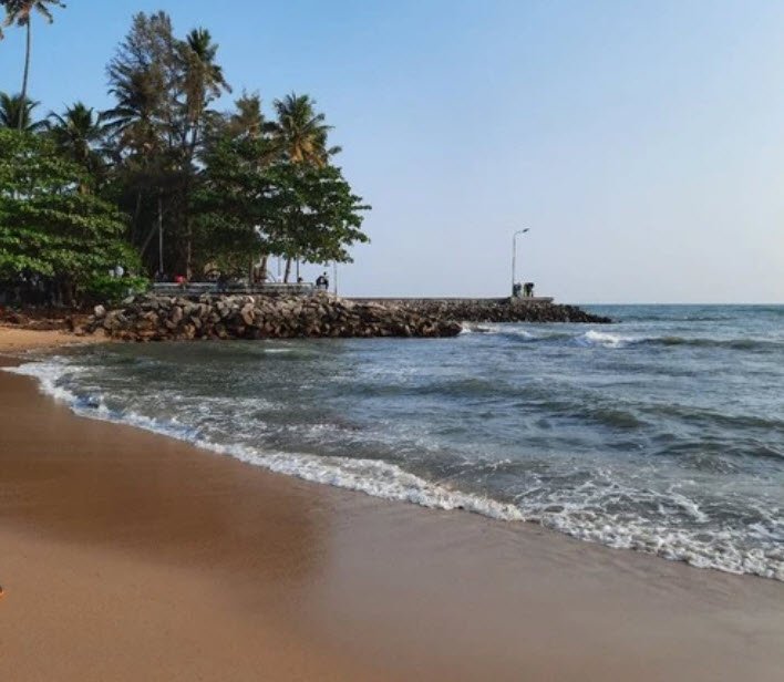 Thirumullavaram Beach , , India